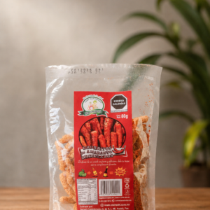 Churritos de amaranto sabor chile y limón