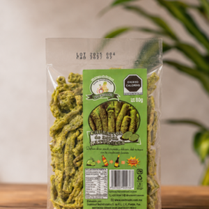 Churritos de amaranto con nopal sabor natural