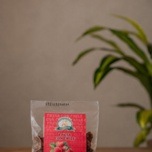 Fresa deshidratada sabor chile y limón